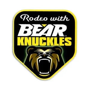 Rodeo w/ Bear Knuckles Sticker (2x2.5")
