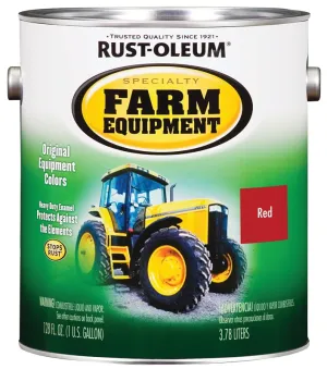 RUST-OLEUM SPECIALTY 7466402 Farm Equipment Enamel, International Red, 1 gal Can :GAL: QUANTITY: 1