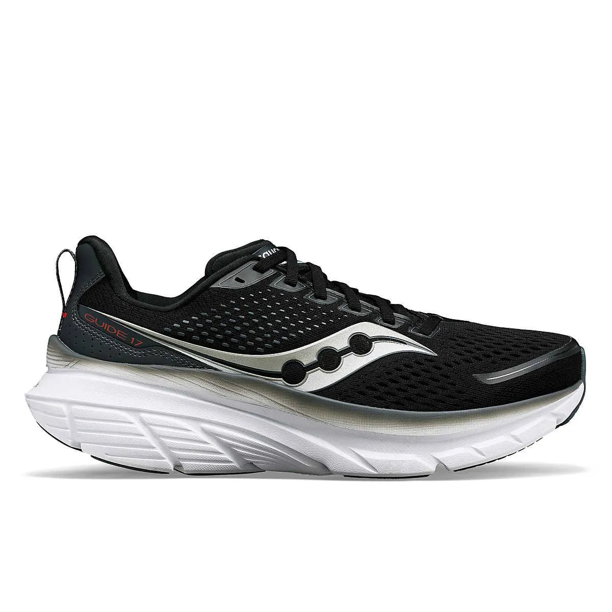 Saucony Guide 17 (Mens) - White/Black