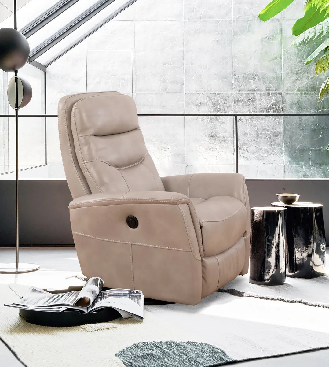Stone Serenity Swivel Power Recliner
