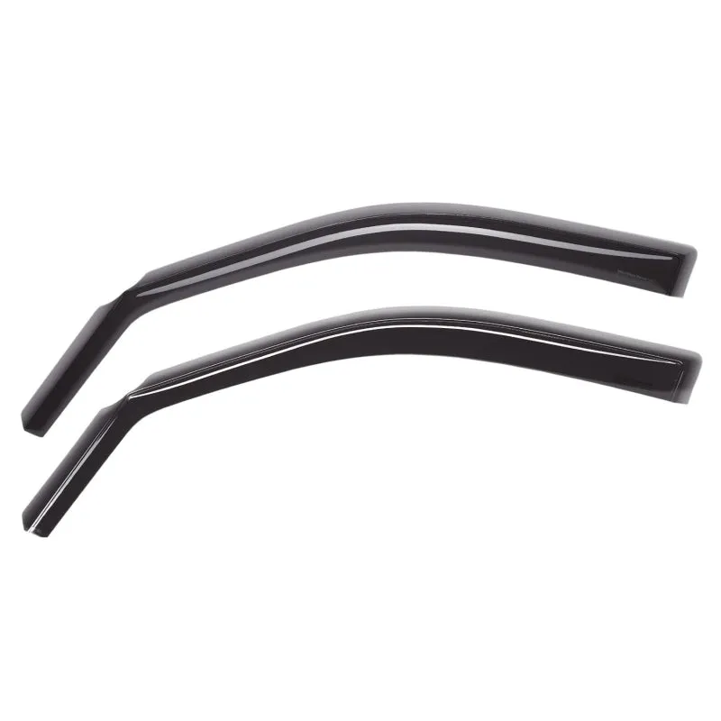 WeatherTech Side Window Deflectors - Front - Dark Smoke - GM Fullsize Truck 2019