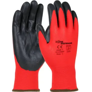 West Chester 701CRNF/XL Economy Seamless Knit Nylon Glove with Nitrile Coated Foam Grip on Palm & Fingers