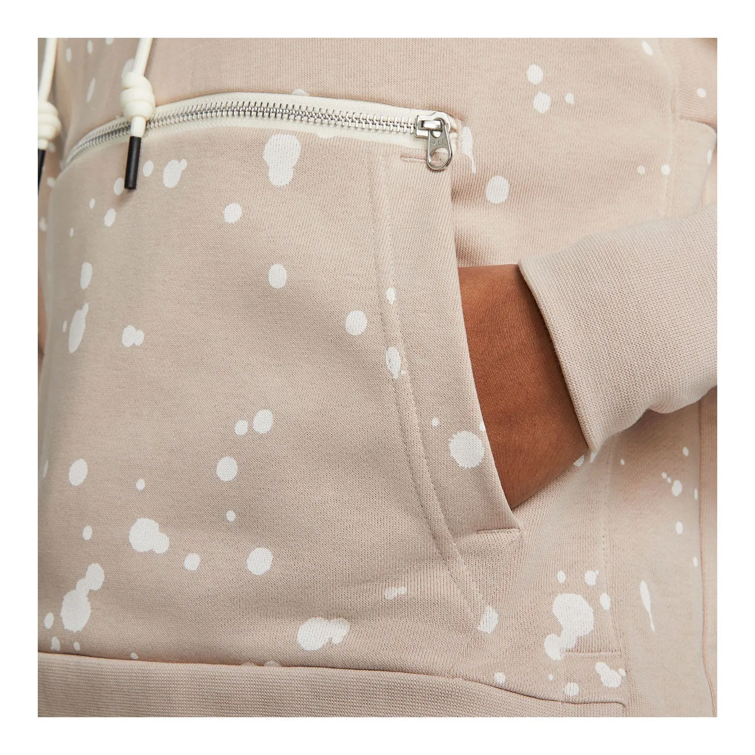 Women's Nike USA Terry Splatter Script Stone Hoodie